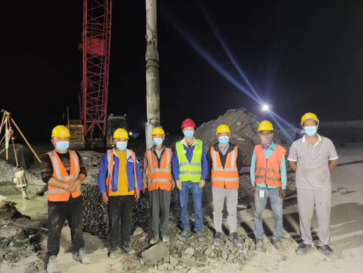 Vibroflotation Stone Column Pile Construction in S2 section of Karnaphuli River Tunnel in Chittagong